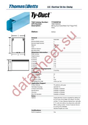 TY3X2SPG6 datasheet  